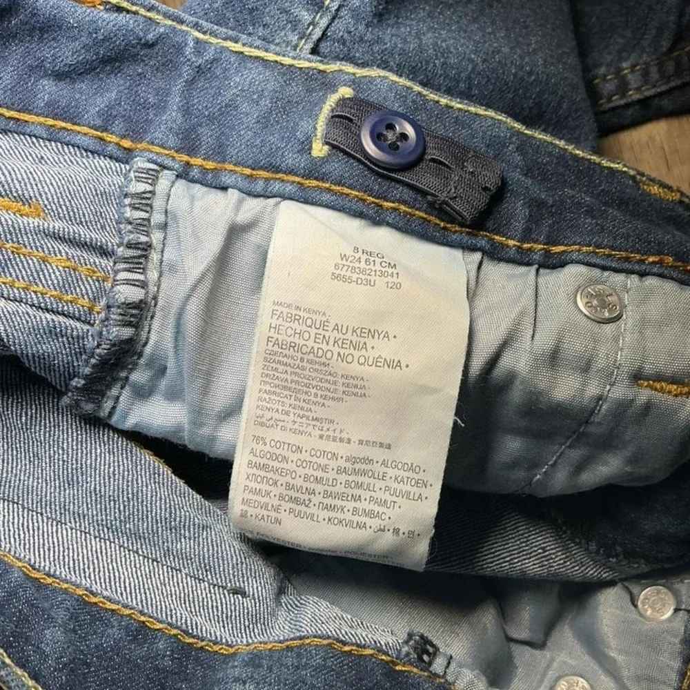 Levi's Dark Wash Denim Jean Shorts Jorts Size 28 Casual‎ Summer Streetwear